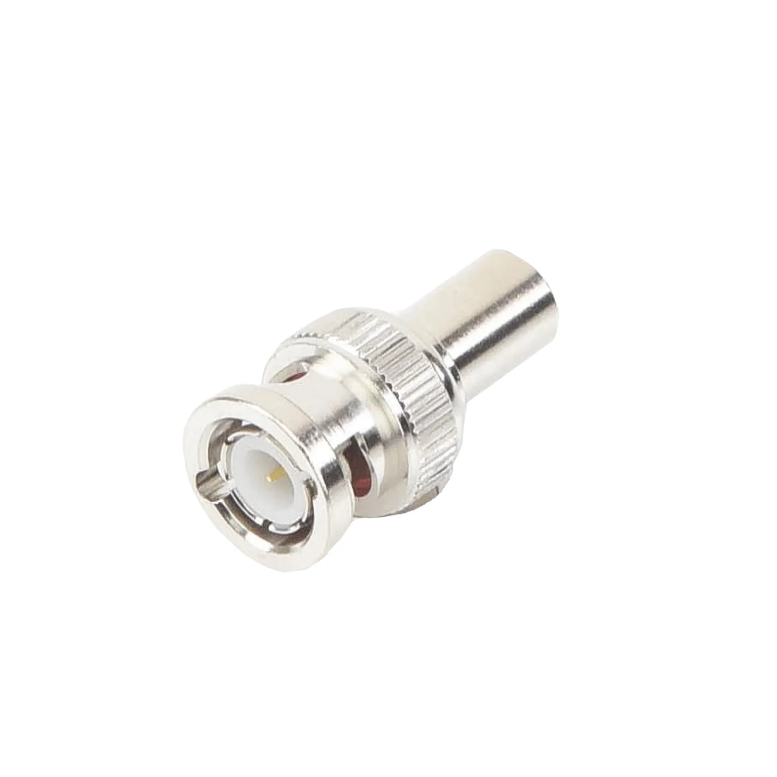 Carga Coaxial Terminal de 75 Ohm para CCTV, 1/2 Watt, en Conector BNC Macho, Níquel/ Oro/ Delrin
