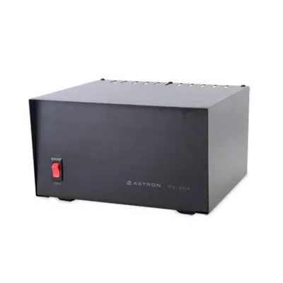 Fuente de Poder Lineal / 13.8 Vcc 20 A / Regulación Electrónica / Protección Sobrecarga / Disipador Térmico / Radios 50W