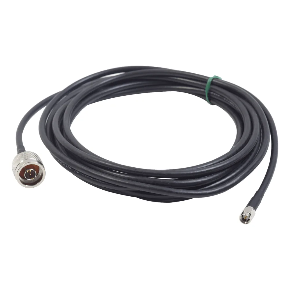 Jumper de 5 m con Cable RG-58U-SYS Conector N macho a SMA macho.