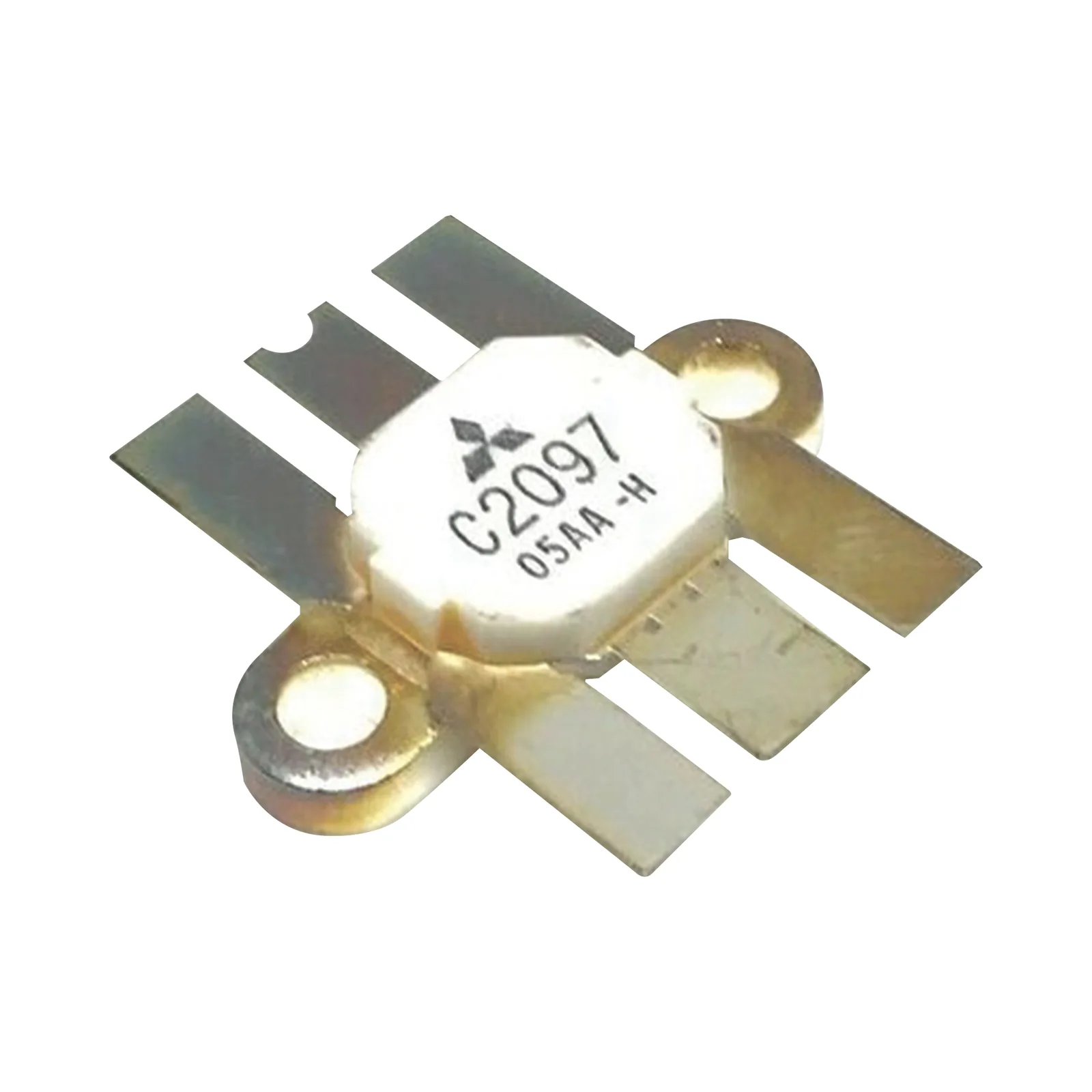 Transistor de Silicio NPN Epitexial, 30 MHz, 13.5 Vcc, 70 Watt, T-40E.