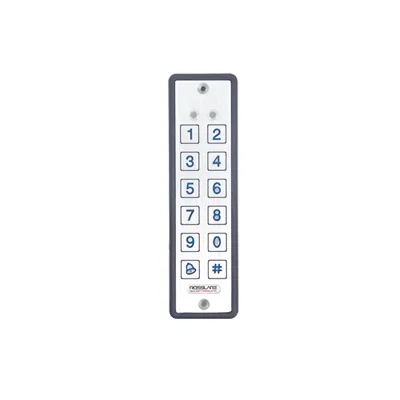 Lector ultra delgado de proximidad con teclado, capacidad de lectura de tarjetas de proximidad de 125 Khz (tipo EM y HID)