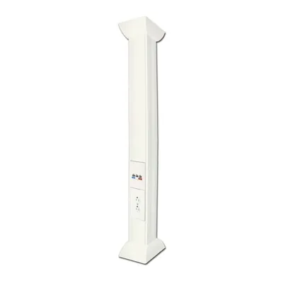 Pole Blanco de 3 Metros (9.84 Pies) para Instalaciones Eléctricas, Voz y Datos, No Incluye Accesorios, Se Venden por Separado los Modelos TEK100DUPLEX (Accesorios de Fijación y Contacto Duplex) y TEK100UNI (Soporte y Tapa Universal) (13000-01000)