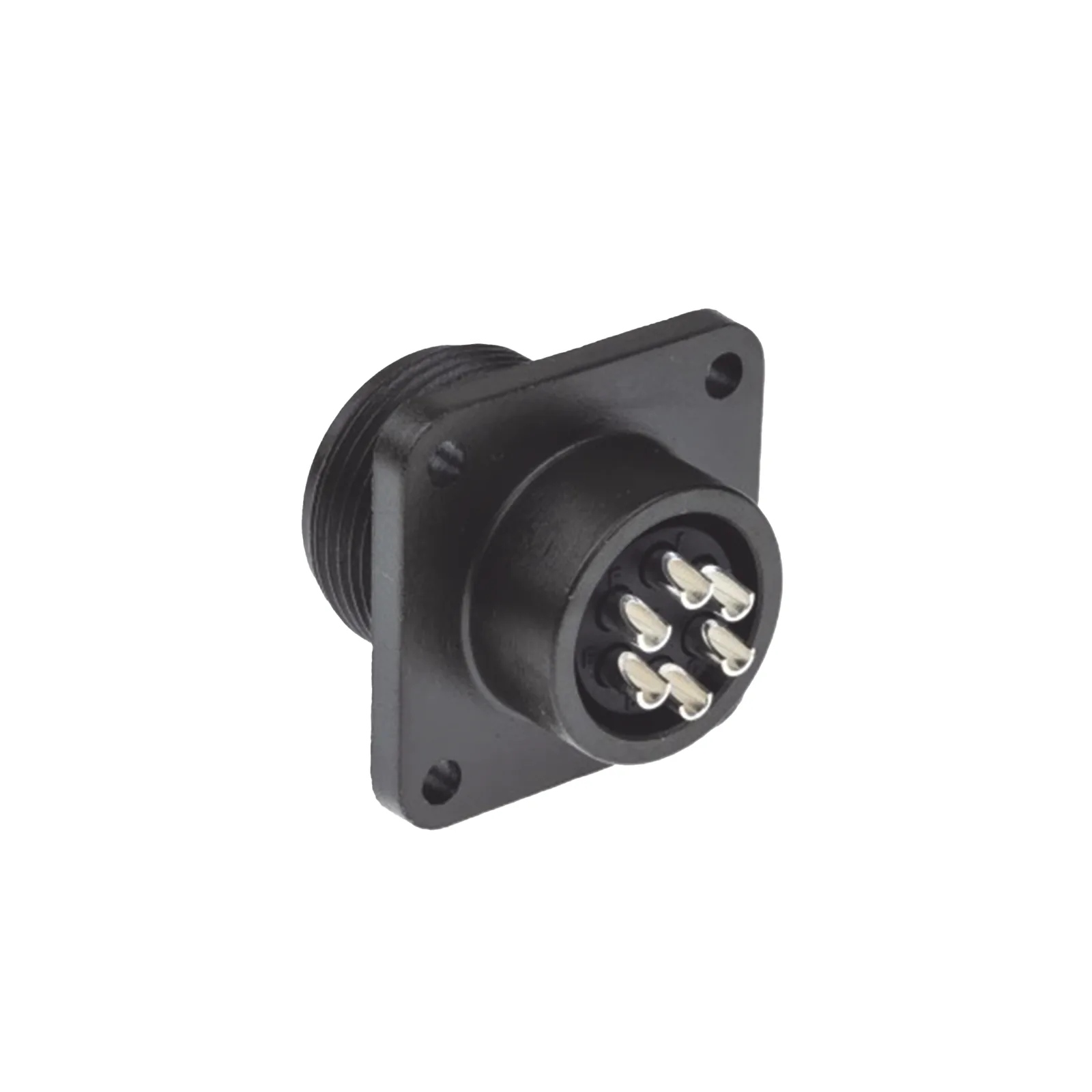 Conector Hembra Circular de 6 Terminales para uso Rudo, Amphenol