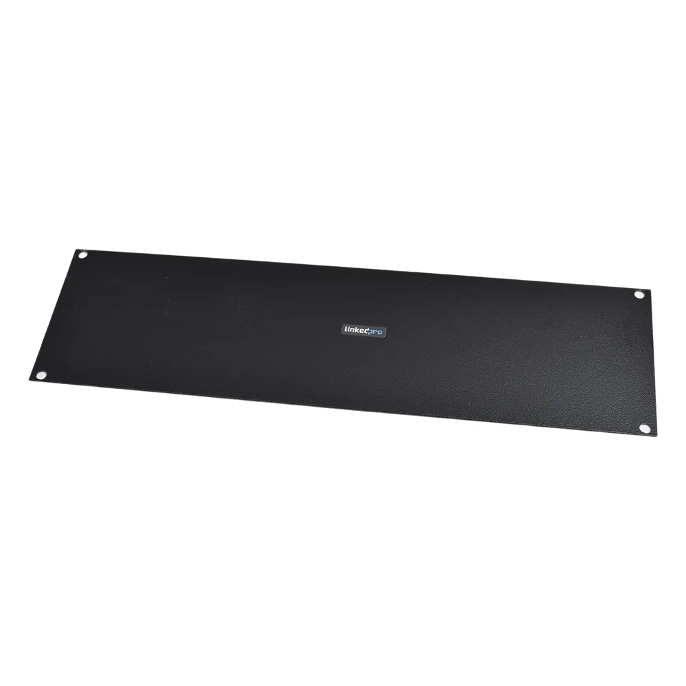 Tapa Ciega para Rack de 19in, de 3UR, Color Negro