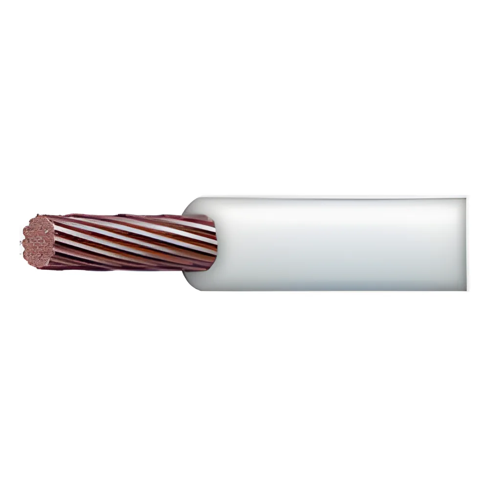 Cable THW-LS / Calibre 10 AWG / 19 Hilos / Color Blanco / Venta por Metro