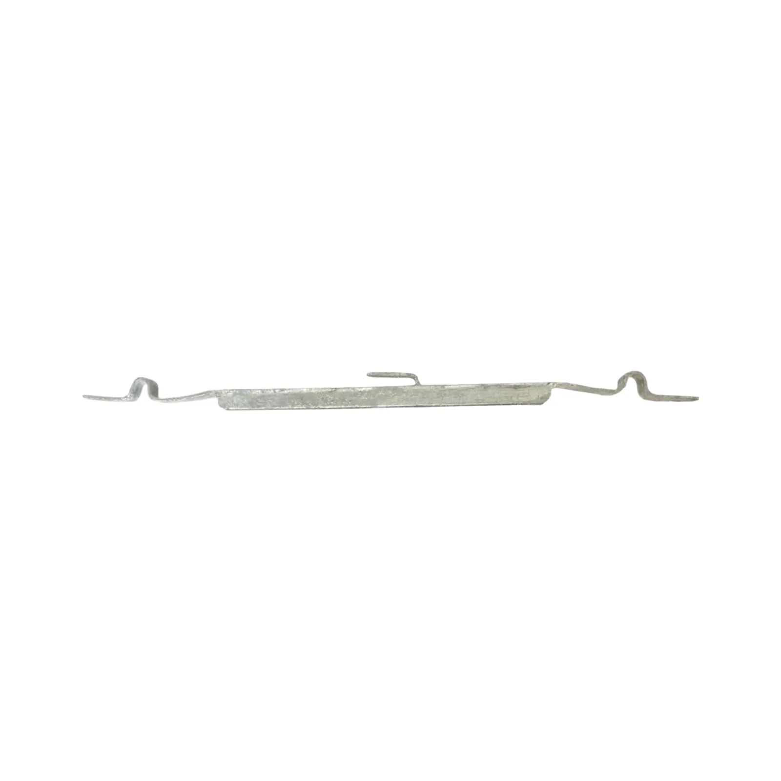 Clip recto automático para unir tramos de charola con peralte 54 mm con acabado Galvanizado por inmersión en caliente