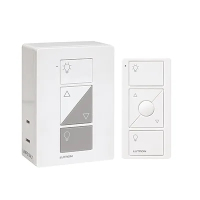 Kit de atenuador inteligente de clavija para lámparas con control remoto Pico, 100 W LED/CFL o 300 W incandescente/halógeno, 120 V, Caseta Wireless