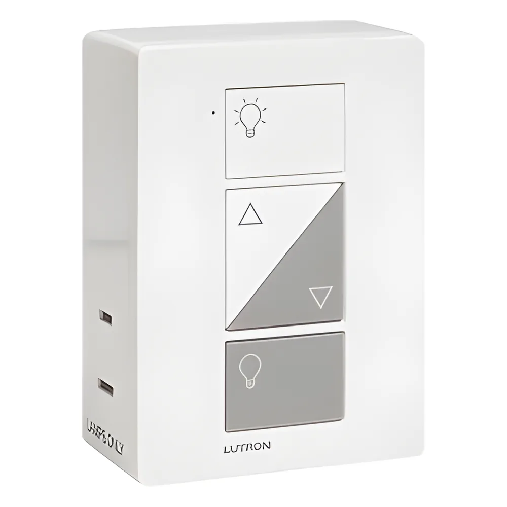 Atenuador inteligente de clavija para lámparas de mesa y pie, doble receptáculo, 100 W LED/CFL o 300 W incandescente/halógeno, 120 V, Caseta Wireless