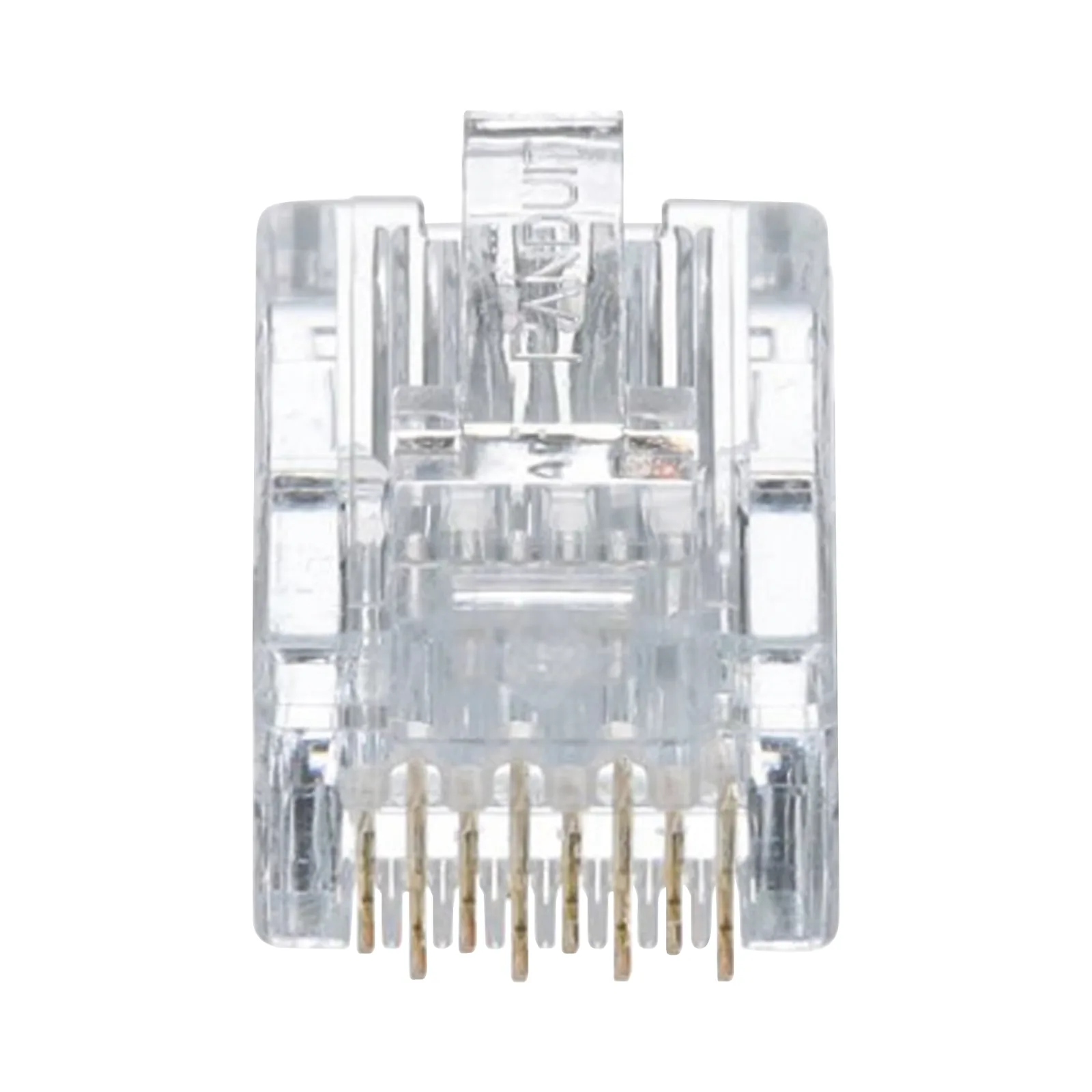 Plug RJ45 Cat5e, Para Cable UTP de Calibres 24-26 AWG, Chapado en Oro de 50 Micras, Paquete de 50 Piezas
