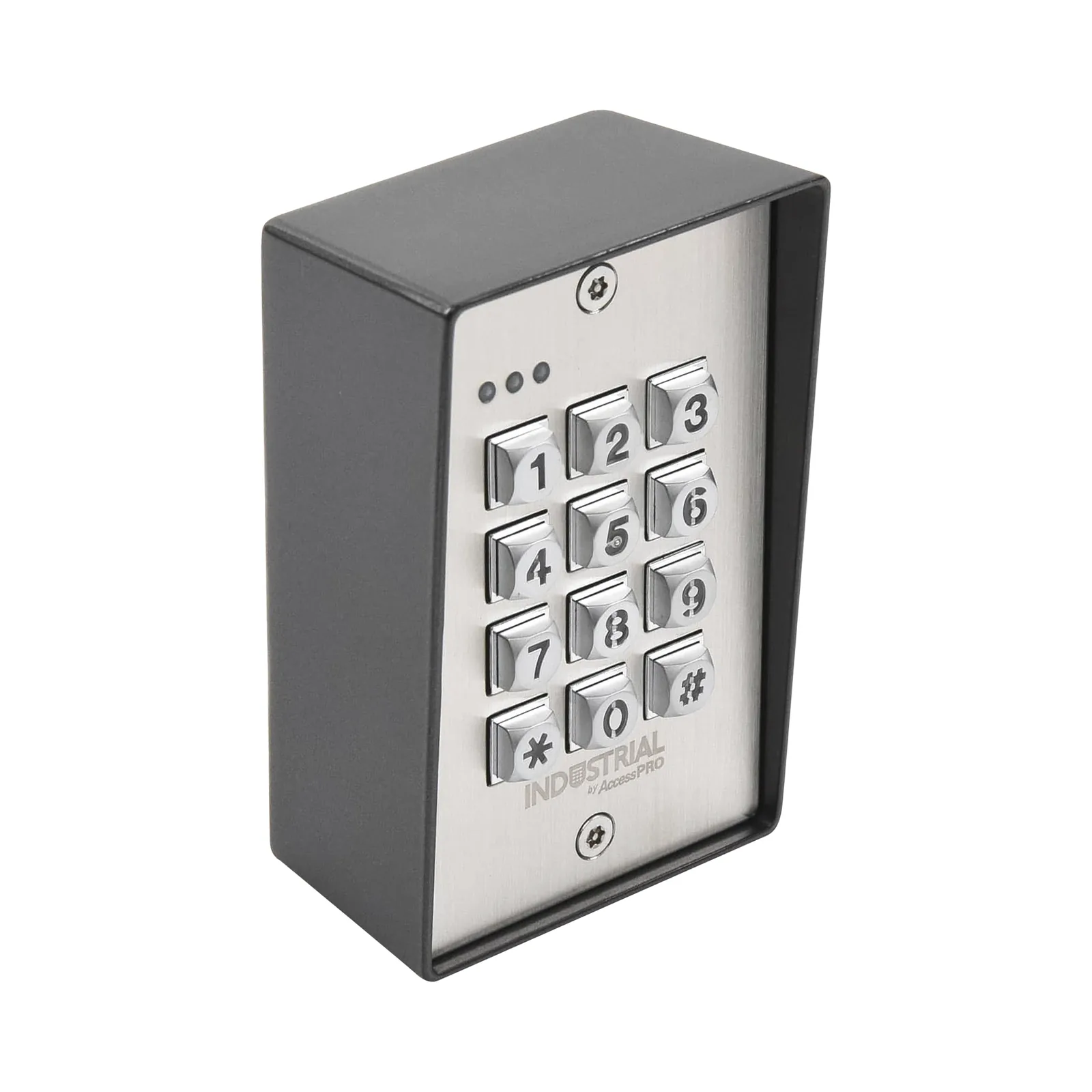 Teclado exterior/interior antivandálico, 3 relevadores, salida wiegand, 1200 usuarios