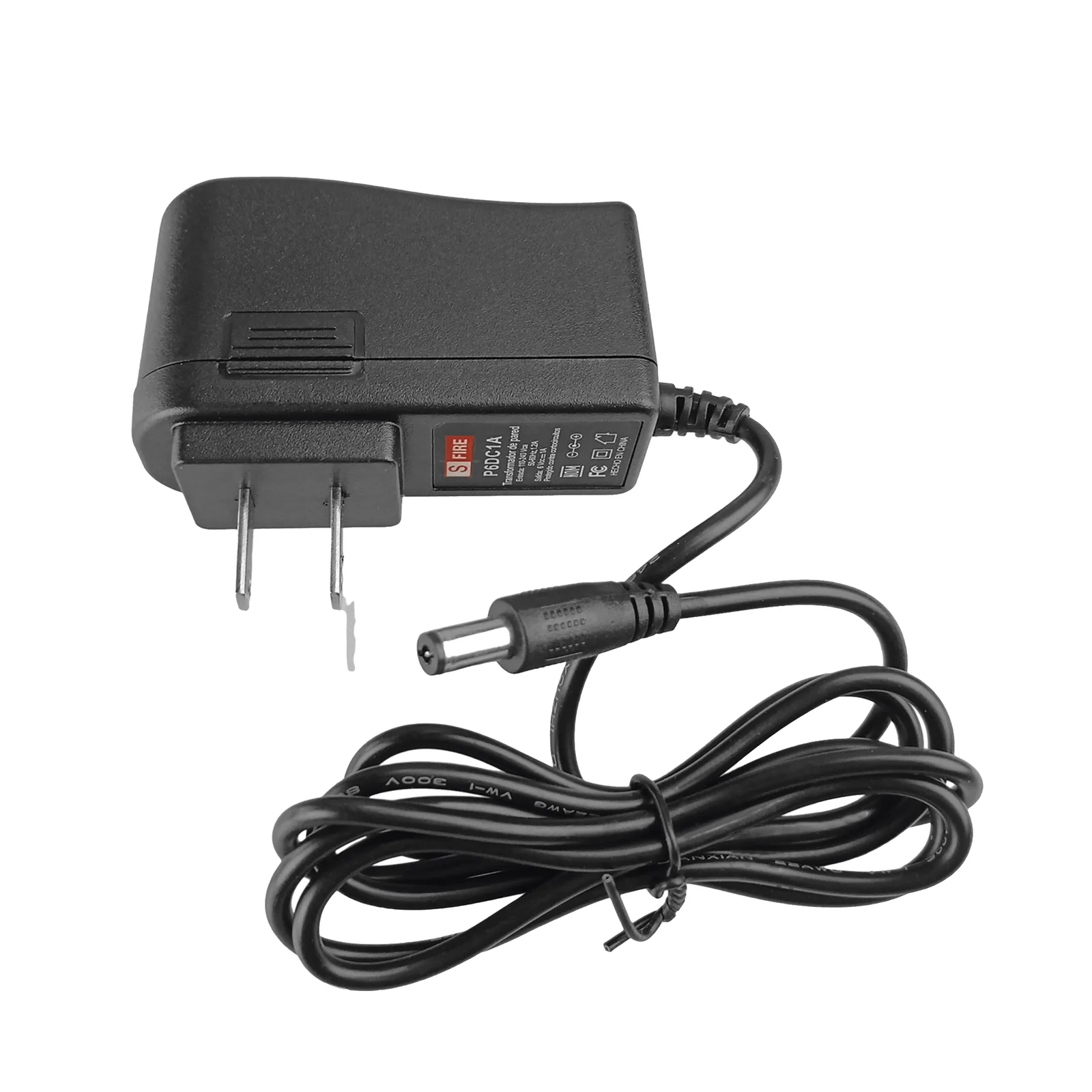 Fuente de Poder de 6 Vcc / 1 A / Voltaje de Entrada de 100-240 Vca / Para Usos Múltiples/ Video Vigilancia, Acceso, Asistencia, Alarmas, Etc.