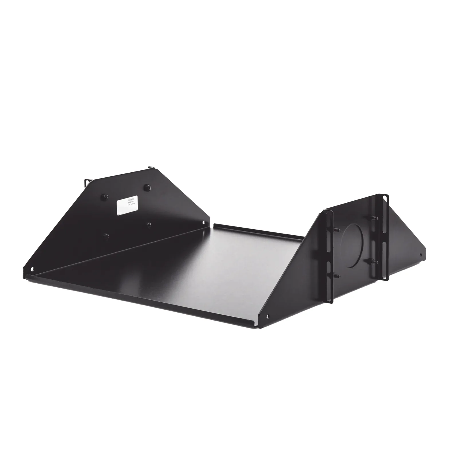 Charola Doble Para Soportar Equipo en Racks de 432 mm de Profundidad, de 19in, 3UR, Color Negro
