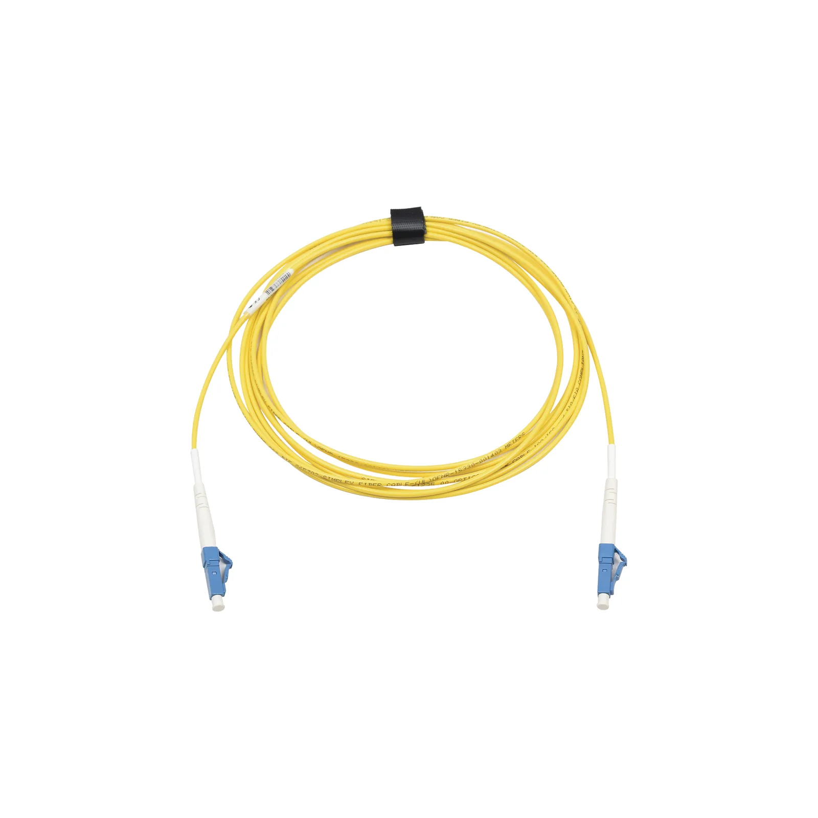 Jumper de Fibra Óptica Monomodo (OS2), XGLO, Riser, LC/UPC-LC/UPC Simplex, ONFR, Color Amarillo, 3 Metros (9.84 Pies)